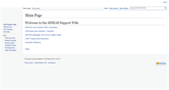 Desktop Screenshot of mediawiki.dideas.com